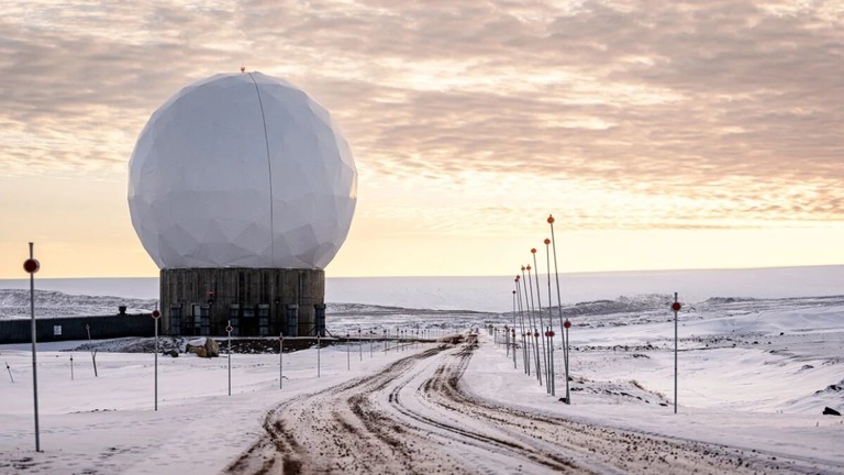 グリーンランド北部にあるピトゥフィク宇宙軍基地＝２３年１０月４日/https://www.cnn.co.jp/usa/35232589.html