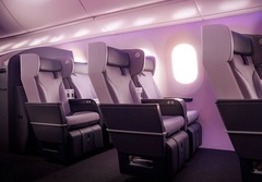 ニュージーランド航空の「７８７―９ドリームライナー」の「プレミアム・エコノミー」