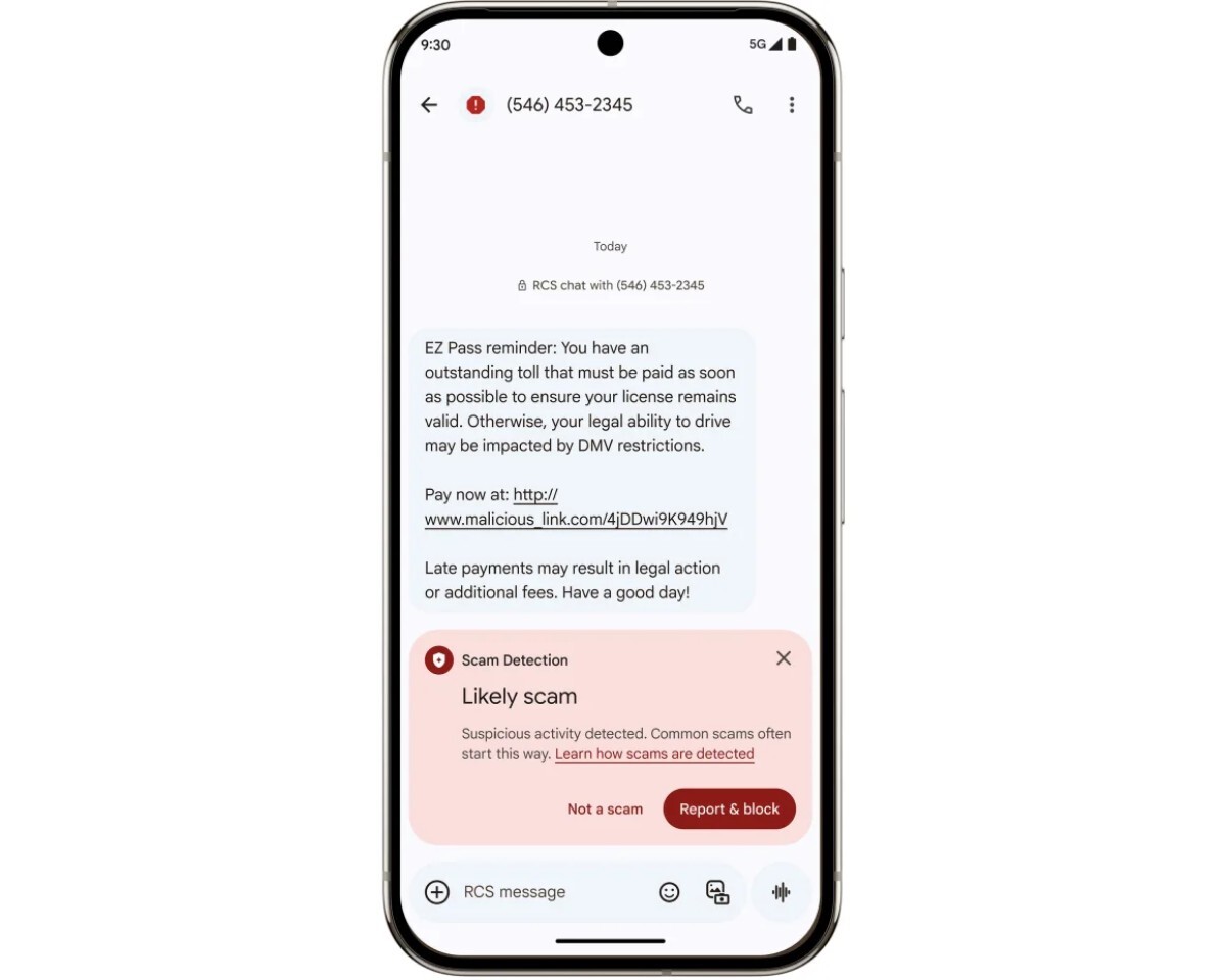 Googleメッセージは未払い料金があると主張して相手をだます架空料金詐欺を検出できるようになる/Google