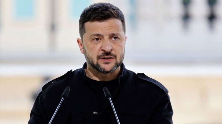 ロシアとの和平協議にはプーチン氏が出席する場合のみ参加するとゼレンスキー氏が主張/Ludovic Marin/Pool/AFP/Getty Images