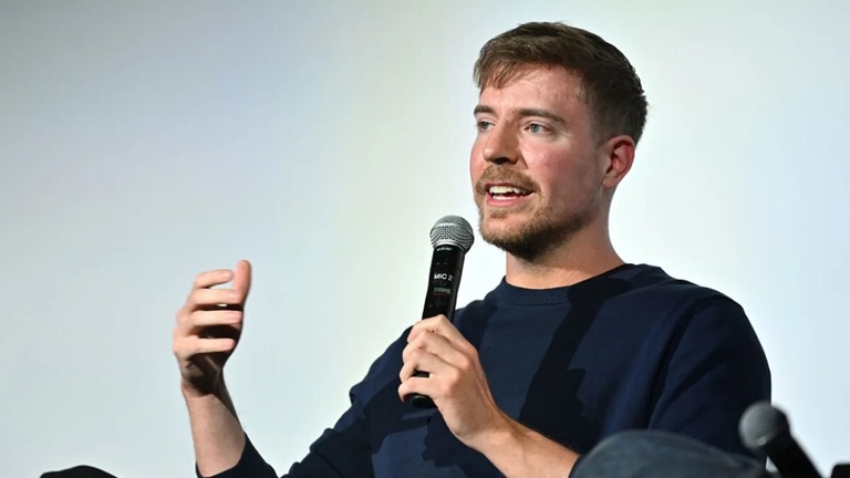 ニューヨーク市での特別試写会に出席するミスタービースト/Roy Rochlin/Getty Images