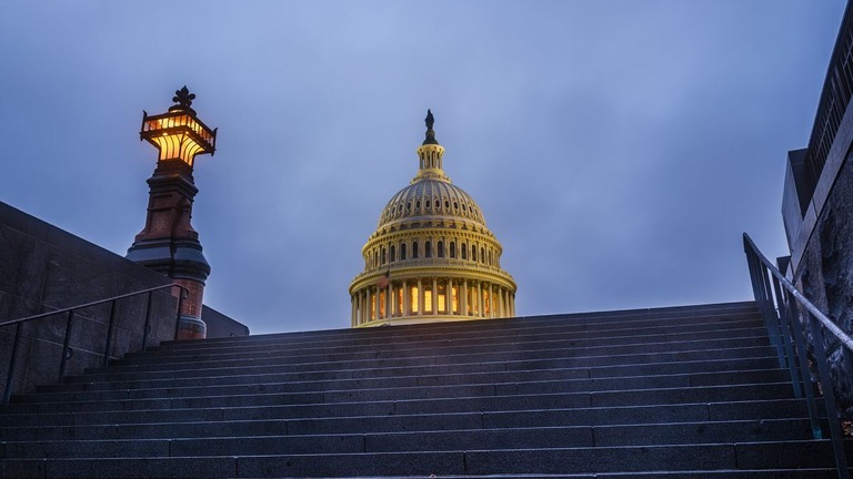 米首都ワシントンの連邦議会議事堂/J. David Ake/Getty Images