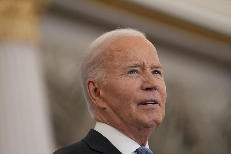 米国のジョー・バイデン前大統領/Chris Kleponis/CNP/Bloomberg/Getty Images via CNN Newsource