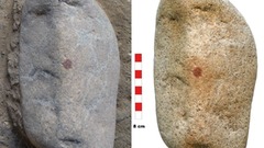 考古学的遺物に残る謎の赤い印、警察の鑑識課が解明に一役　スペイン中部