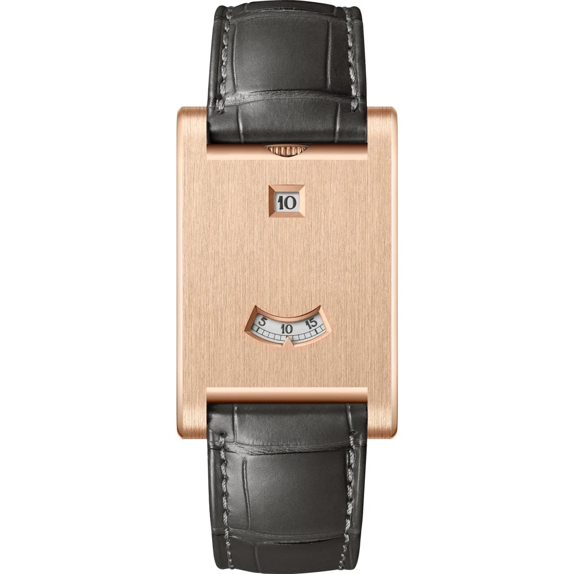 カルティエの「タンク ア ギシェ」には文字盤も針もない/Cartier