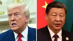 米中首脳が電話会談、早期の貿易協議で合意