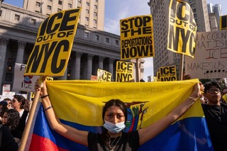 移民摘発に抗議のデモ、全米に拡大　ＮＹやシカゴでも