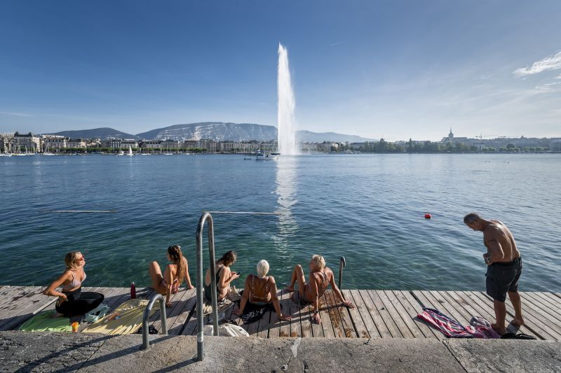 ５位にはスイスのジュネーブが入った/Fabrice Coffrini/AFP/Getty Images