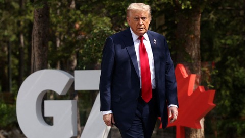 トランプ氏、Ｇ７サミットを途中退席へ