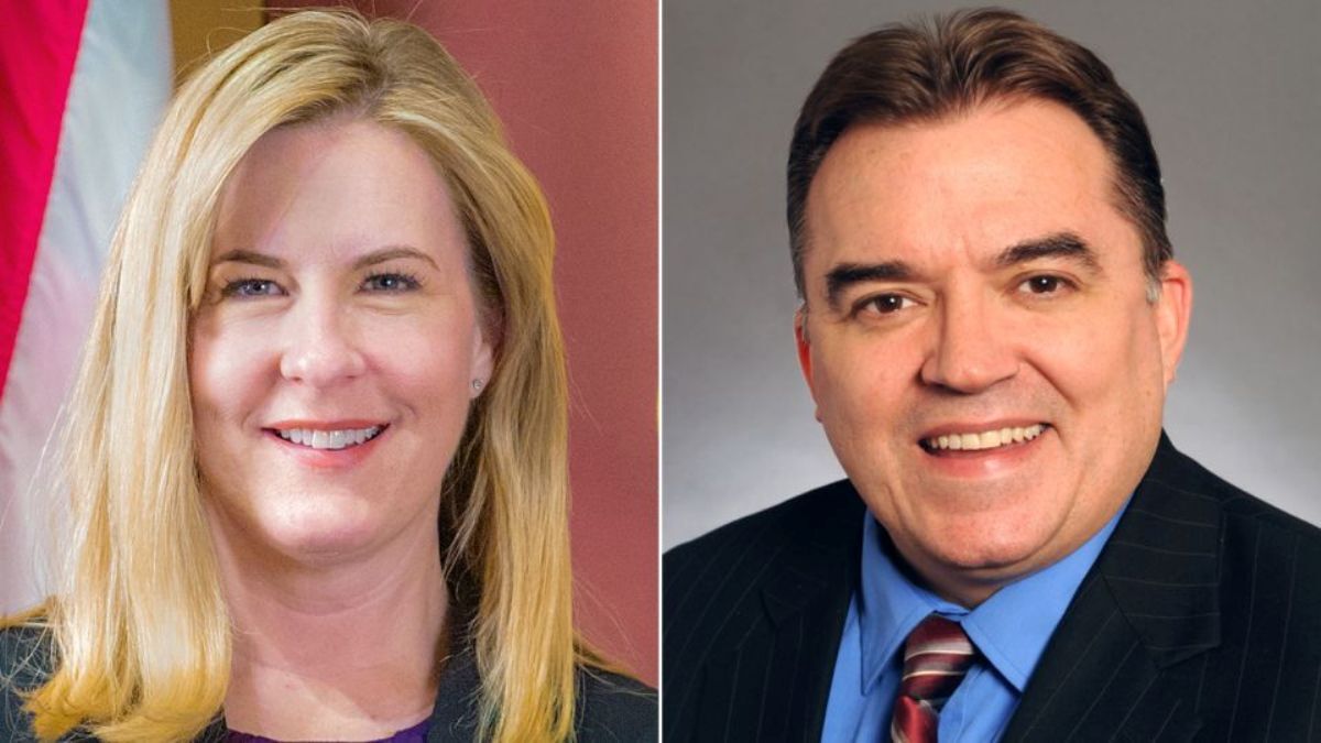 メリッサ・ホートマン州下院議員(左)とジョン・ホフマン州上院議員/Minnesota Legislature