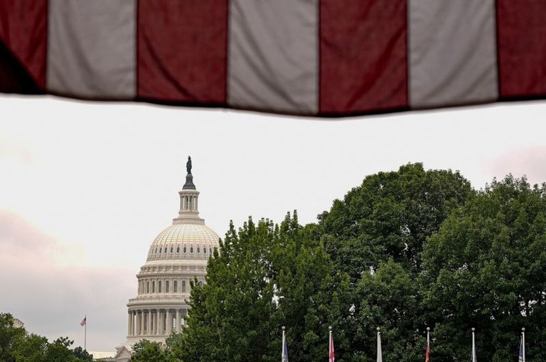 米上院で、大型減税法案の採決に向けた動きが進んでいる/Ken Cedeno/Reuters