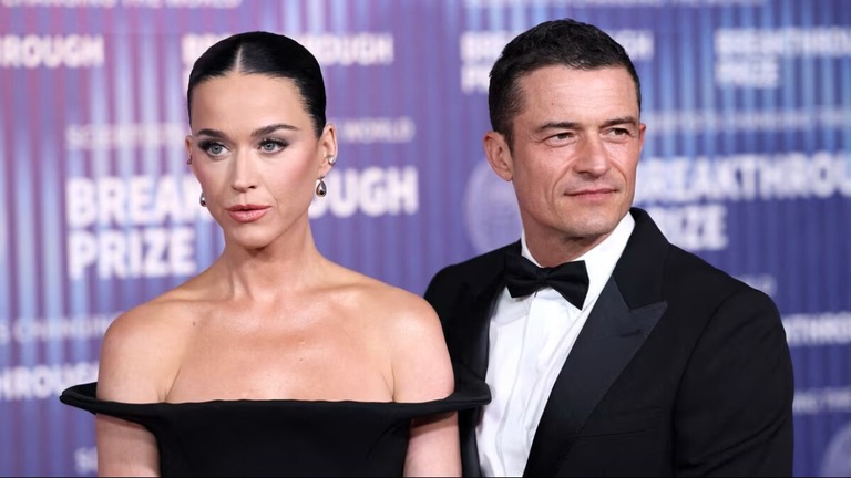 俳優のケイティ・ペリーとオーランド・ブルームが破局を迎えた/ Etienne Laurent/AFP/Getty Images