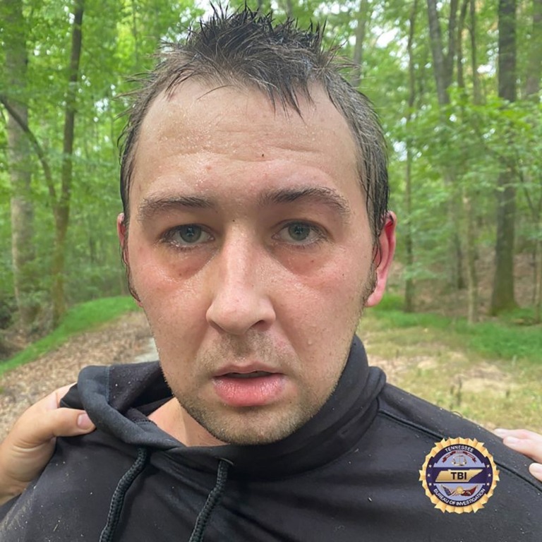 拘束されたオースティン・ロバート・ドラモンド容疑者（２８）/Tennessee Bureau of Investigation