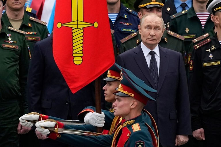 ロシアのプーチン大統領/Alexander Zemlianichenko/Pool/AP