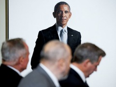 トランプ氏、オバマ氏・ブッシュ父子の肖像画をホワイトハウスの人目につかない場所に移動