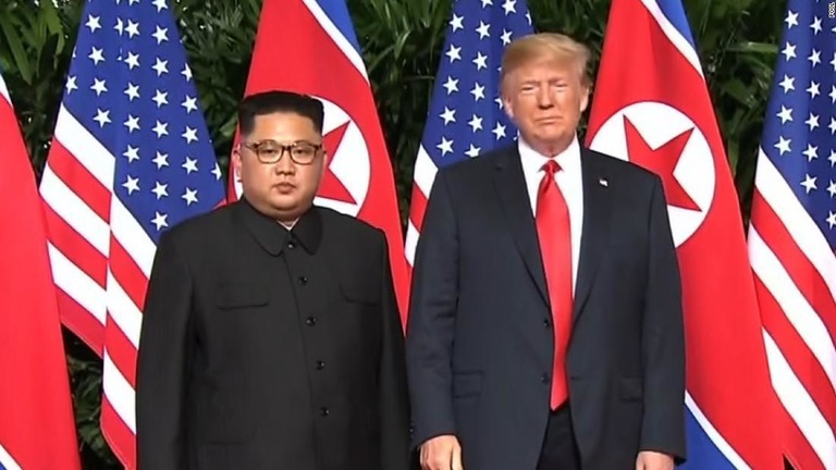 米朝首脳会談を受けて、韓国の文大統領は合意履行に向けて米国と緊密に協力する考えを明らかにした