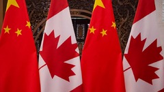 カナダ、中国外交官を追放　内政干渉と主張