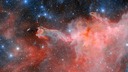 銀河系に浮かぶ「神の手」、暗黒星雲の希少写真撮影