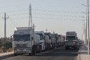 人道物資のトラック、ガザに入れず　国連が警鐘